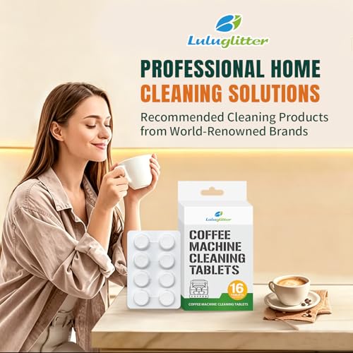Espresso Machine Cleaning Tablet Coffee Maker Cleaner Blister 16tab (16 Count)