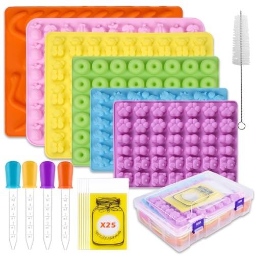 Gummy Bear Molds Silicone 37PCS Set