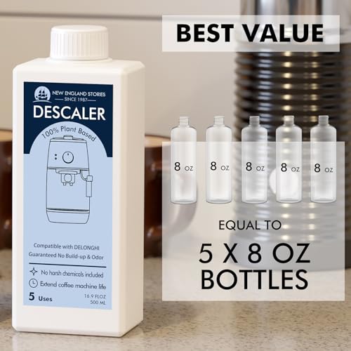 10 Uses DeLonghi Compatible Descaling Solution (33.8 Fl Oz)