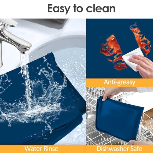 Silicone Coffee Maker Mat with Lip for Countertops