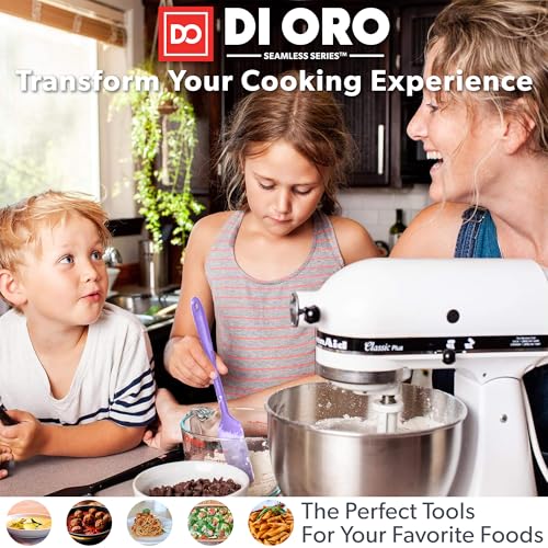 DI ORO Silicone Cooking Spoons (2 Count)