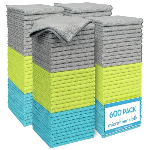 Microfiber Cleaning Cloth (600 Count)