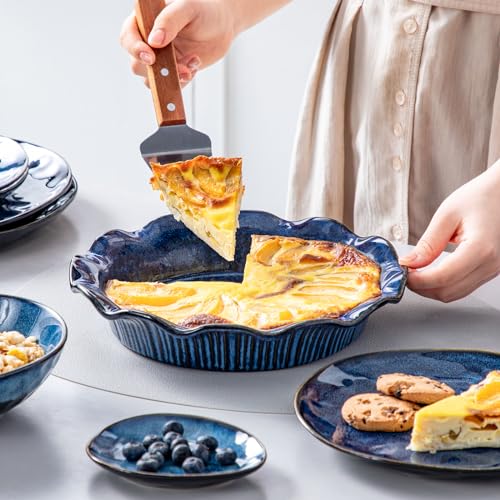 Ceramic Pie Pan for Baking (42 Ounce)