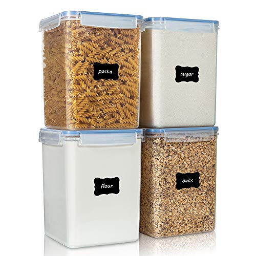 5.2L Flour Sugar Storage Containers (4 Count)
