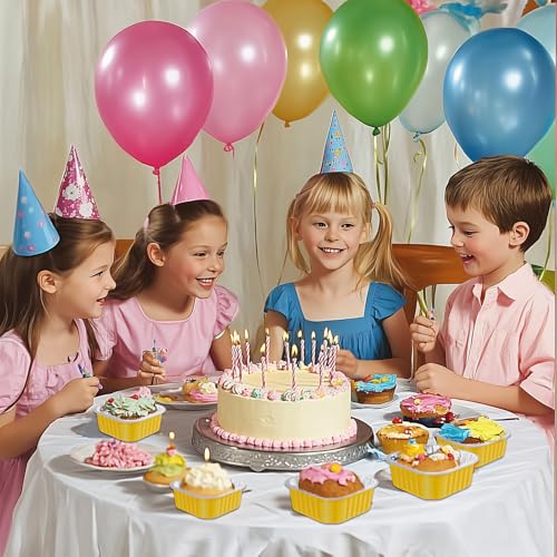 25 Pack Mini Cake Pans with Lids (25 Count)