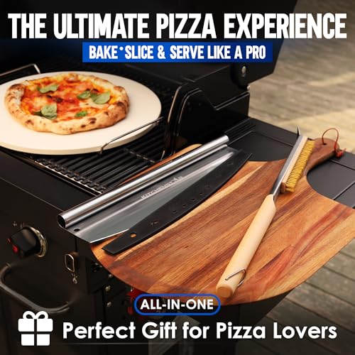 Pizza Stone Set for Oven and Grill (6 Count)