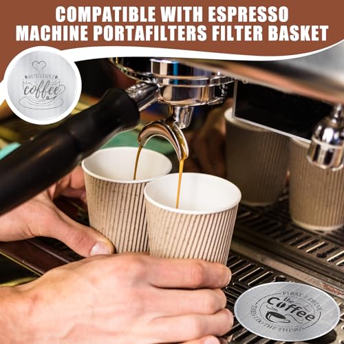 2 Pcs 53.3 X 0.2 X 0.2 Mm Espresso Puck Screen for Portafilter (2 Count)