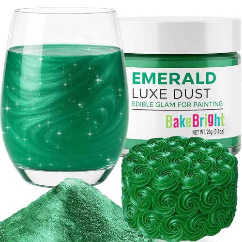 Dark Green Luster Dust Edible 20g