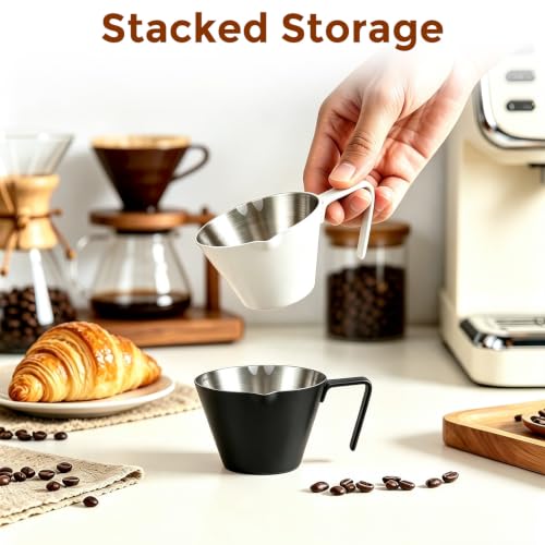 2 Pc Stainless Steel Espresso Shot Cups (2 Count)