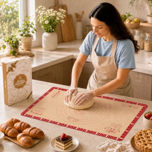 Extra Thick Silicone Baking Mat with Recipes