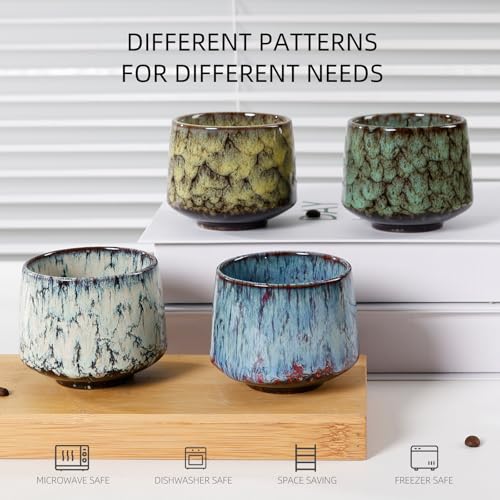 Ceramic Espresso Cups Set of 4