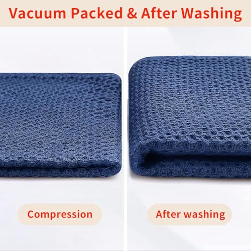 100% Cotton Oversized Waffle Weave Kitchen Towels 6 (6 Count)