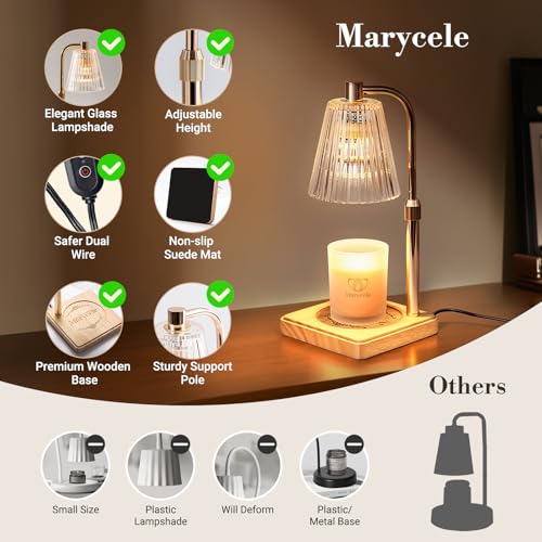 Candle Warmer Lamp with Timer Birthday Gifts for Women Home Decor