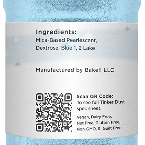 Soft Blue Edible Glitter
