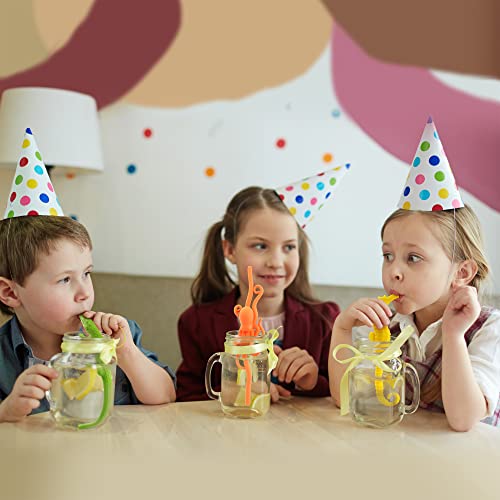 Silicone Reusable Animal Straw for kids