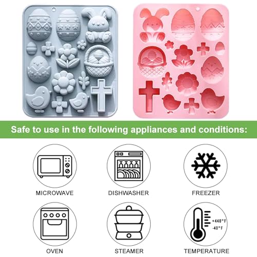 Easter Bunny Egg Chocolate Mold Set