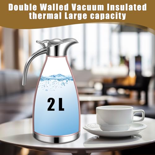 2 Pcs 68oz Thermal Coffee Carafe