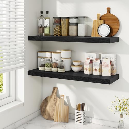 9.3Inch Deep Floating Shelves for Wall (2 Count)