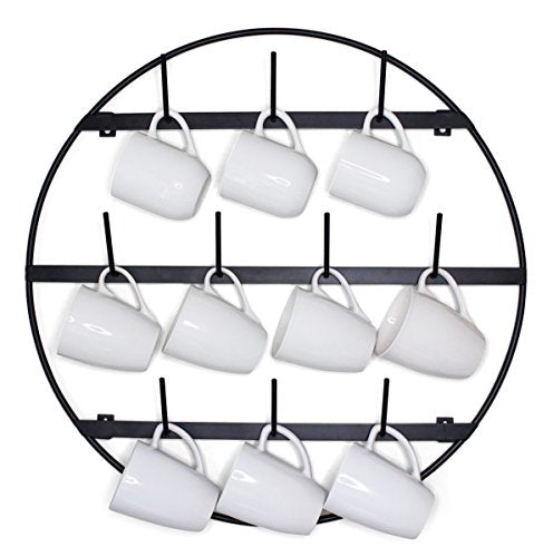 Mug Rack with Sturdy Steel Frame