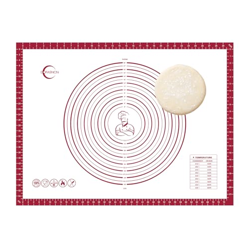 Silicone Pastry Mat Dough Baking Bread Sourdough Fondant Pie Dough Pizza