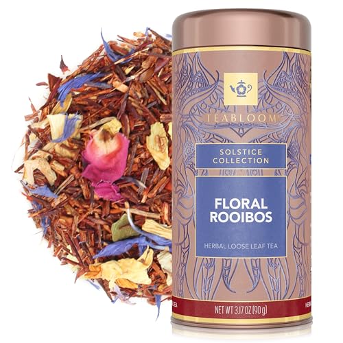 Herbal Tea Floral Rooibos Loose Leaf Tea (3.17 Ounce)