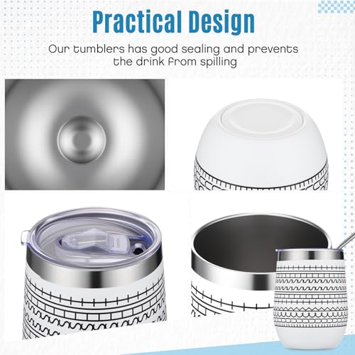 2 Pcs 12 oz Funny Message Coffee Mug Birthday White Elephant Gifts Stainless Steel Insulated Tumblers Wine Cup Gag Gift for for Employee Appreciation Coworkers Friends Father (2 Count)