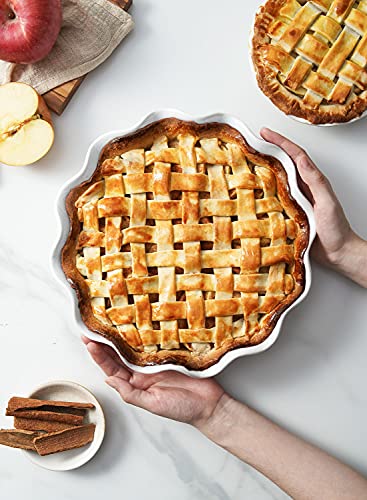 Ceramic Pie Pans for Baking (2 Count)