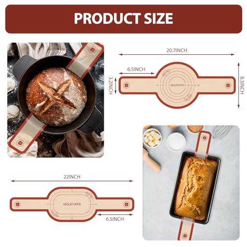 Silicone Bread Sling for Dutch Oven (2 Count)
