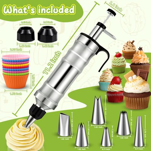 Dessert Decorating Syringe Set (6 Count)