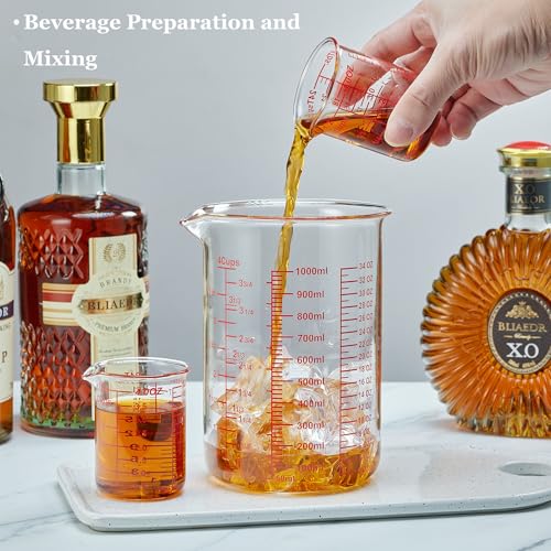 4 oz 120 ml Glass Measuring Cup with V