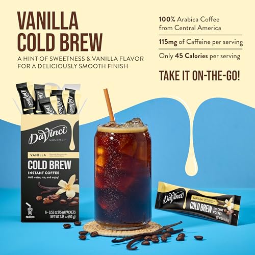 Vanilla Cold Brew Stick Pack (6 Count)