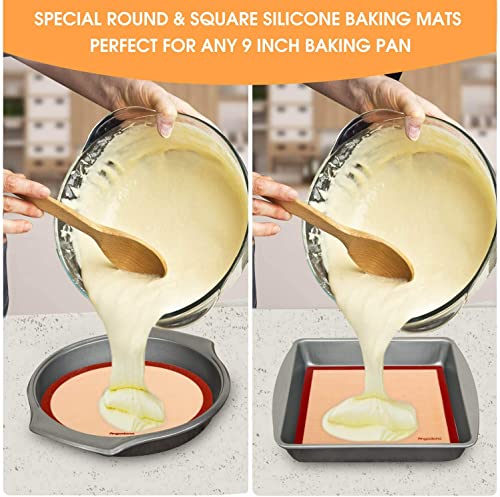 Silicone Baking Mats Set of 6