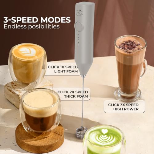 Rechargeable Milk Frother Handheld