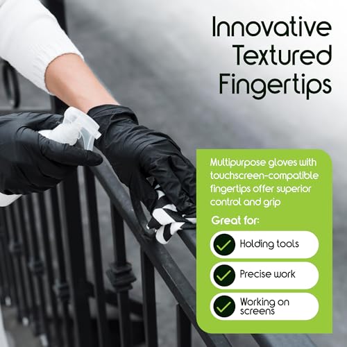 Black Nitrile Gloves (1000 Count)