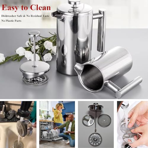 Stainless Steel French Press Coffee Maker