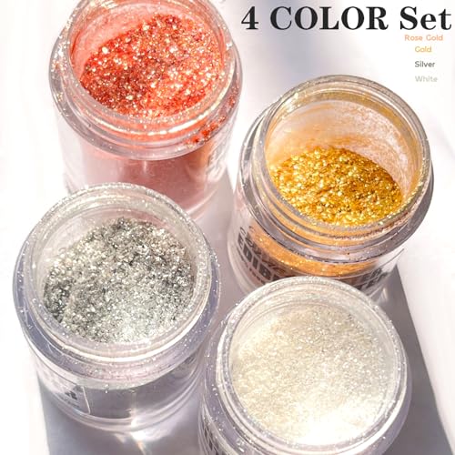 Edible Glitter for Drinks Cakes Christmas Set