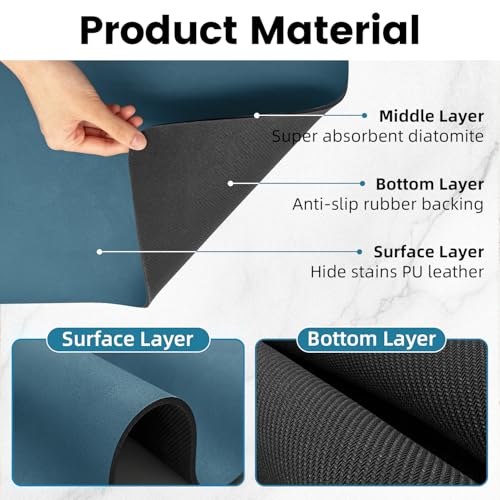 24x16 Inch Coffee Mat