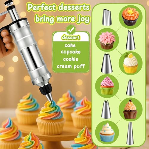 Dessert Decorating Syringe Set (6 Count)