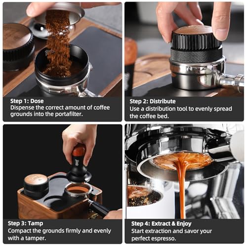 51mm Espresso Distributor Hand Tamper