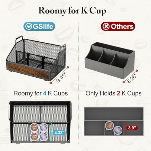 Countertop Coffee Station Organizer