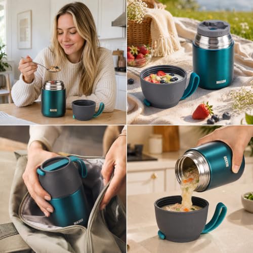 Insulated Thermo Food Jar for Hot & Cold Food for Kids Adult