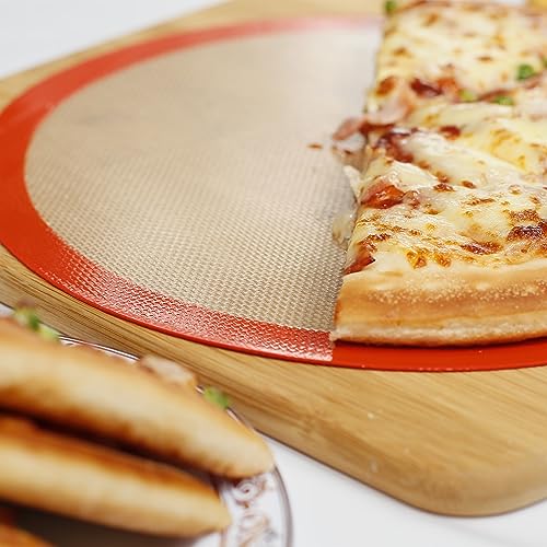 Round Silicone Baking Mats for 12 Inch Pizza Pan