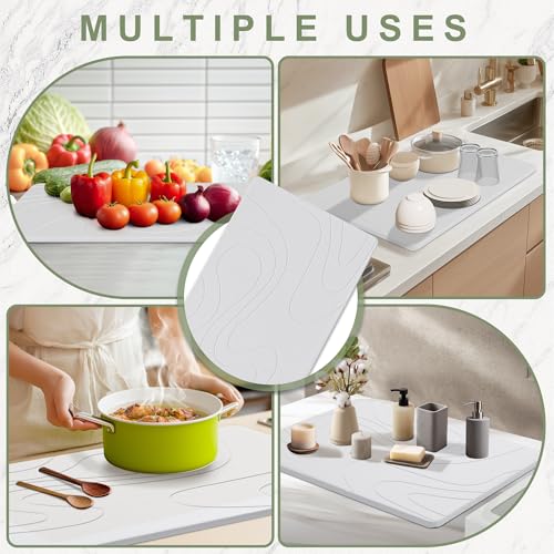 Large Stone Drying Mat for Kitchen Counter