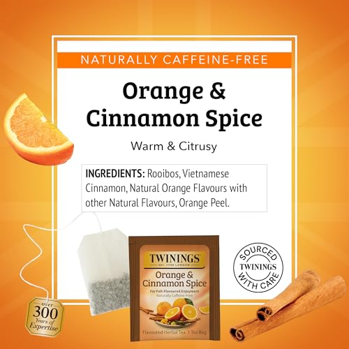 Orange & Cinnamon Spice Herbal Tea Bags (120 Count)