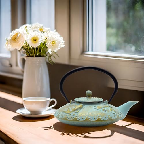 27.1oz Small Cast Iron Teapot