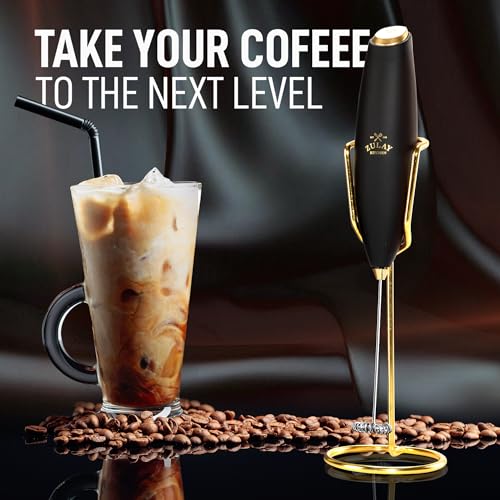 Powerful Milk Frother Wand With Duracell Batteries