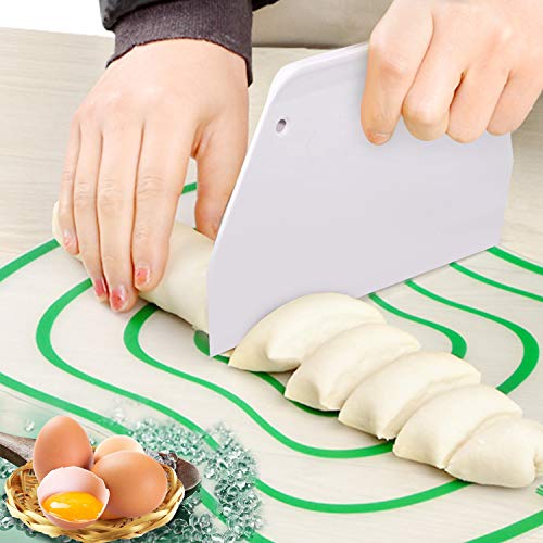 Plastic Cutting Bread Scraper Tool Pastry Knife Dough Cutter Bread Bow Bench Knife (2 Count)