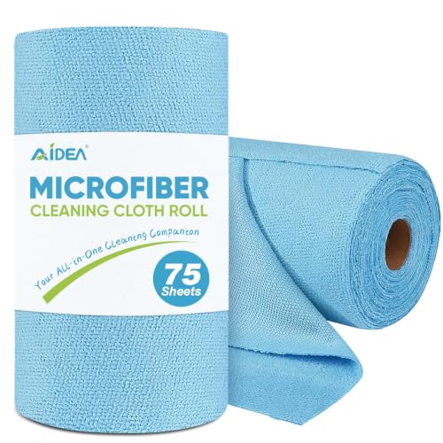 Microfiber Cleaning Cloth Roll (75 Count)