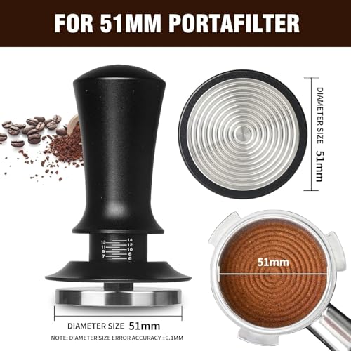 51mmCoffee Tamper Set 22PCS Espresso Accessories Kit