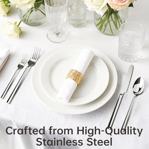 20 Piece Stainless Steel Flatware Set for 4